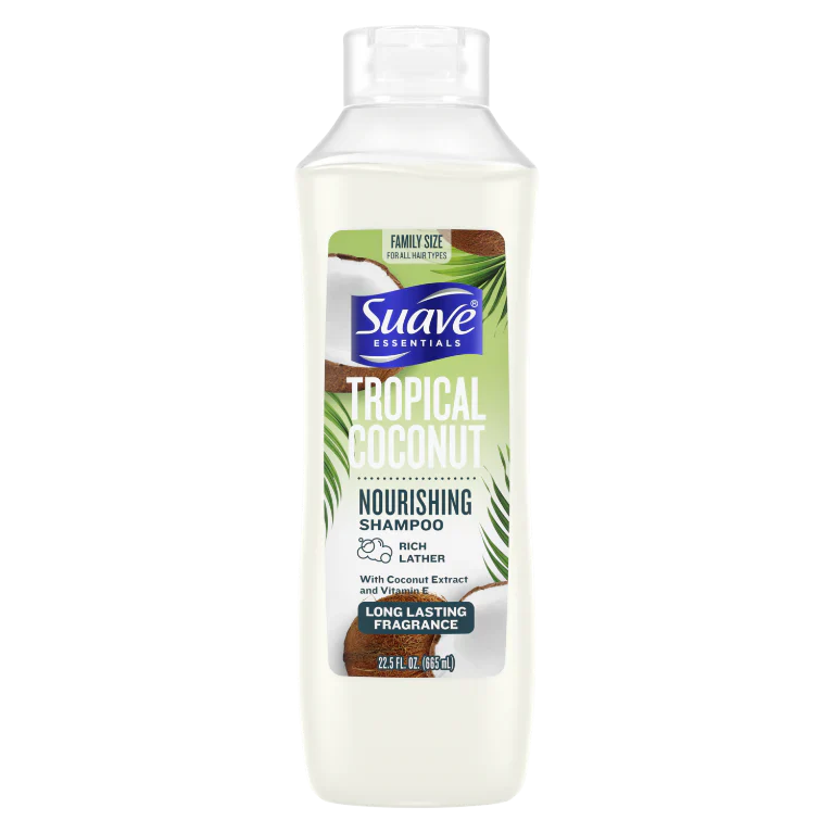 Suave Essentials Tropical Coconut Nourishing Shampoo - 22.5oz/4pk