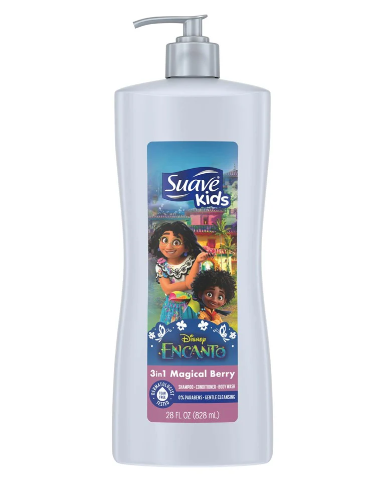 Suave Kids Encanto 3 in 1 Shampoo Magical Berry - 28oz/4pk
