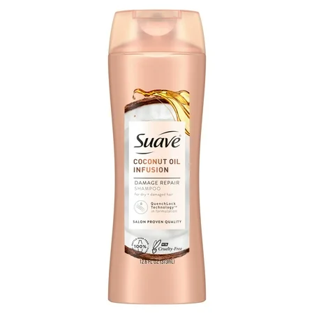 Suave Shampoo Coconut Oil Infusion - 12.6oz/6pk