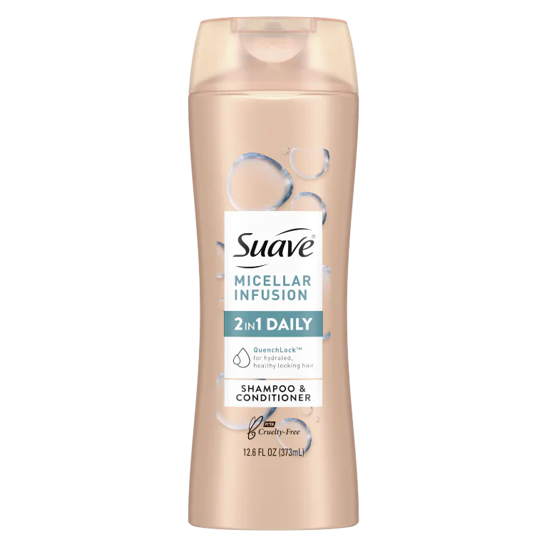 Suave Shampoo Micellar Infusion 2 in 1 - 12.6oz/6pk