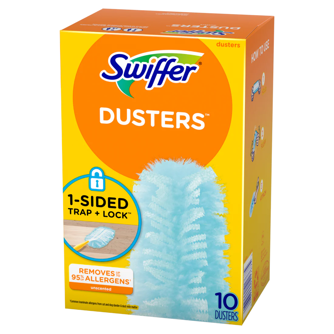 Swiffer Dusters Refill For Cleaning Feather & Microfiber Duster Alternative Unscented - 10ct/4pk
