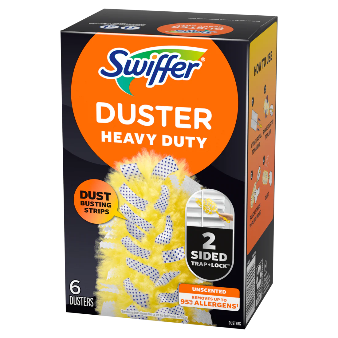 Swiffer Dusters Heavy Duty Multi-Surface Duster Refills For Cleaning Unscented - 6ct/4pk