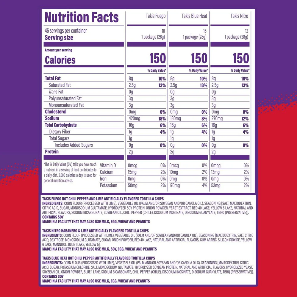 Takis Hero Variety Pack Tortilla Chips - 1oz/46pk - Image 3