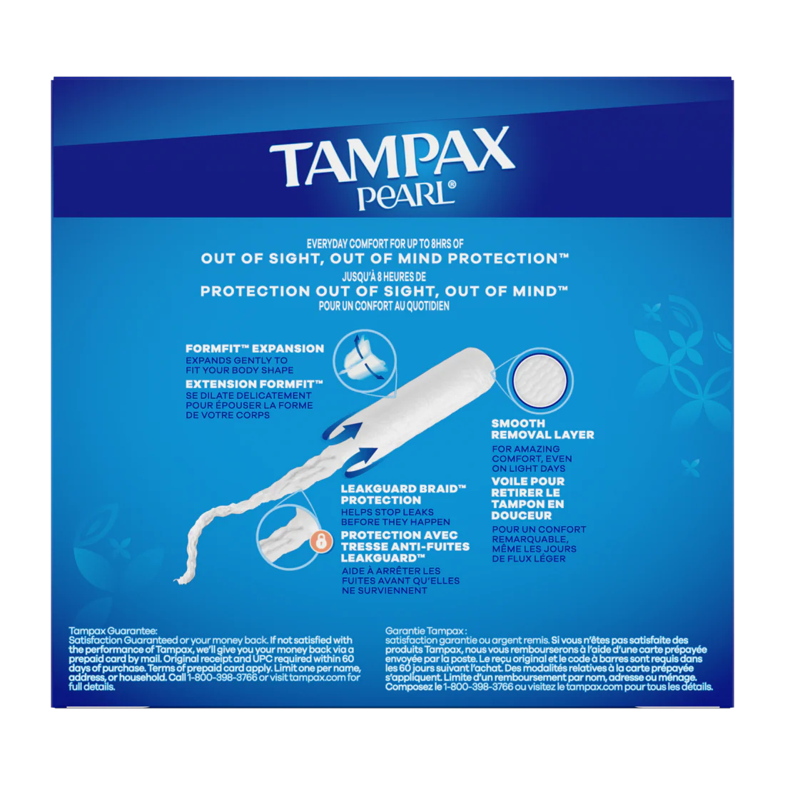 Tampax Pearl Tampons With Leakguard Braid Light Absorbency Unscented - 36ct/12pk - Image 2