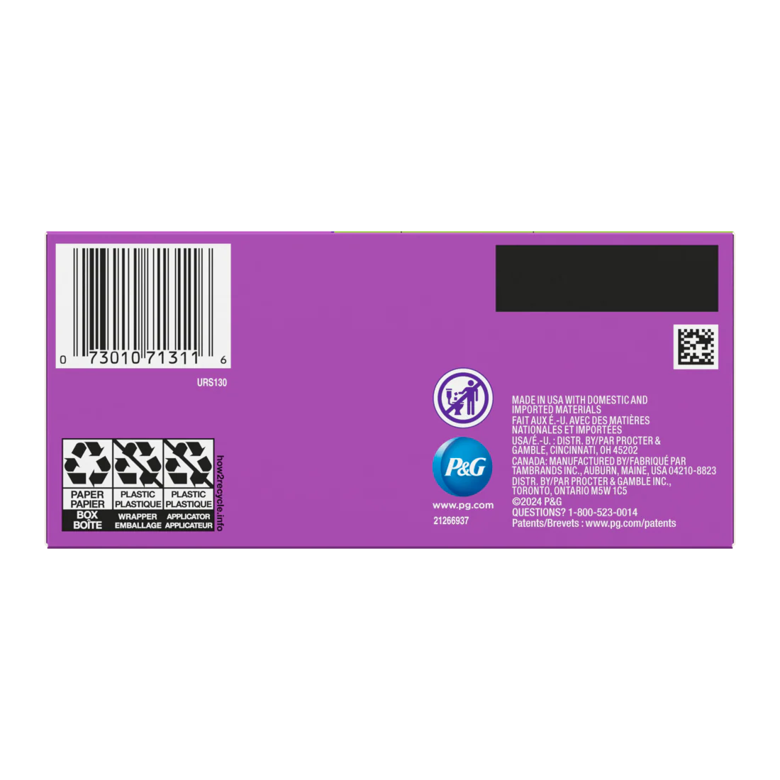 Tampax Radiant Tampons With Leakguard Braid Super Absorbency Unscented - 28ct/6pk - Image 2