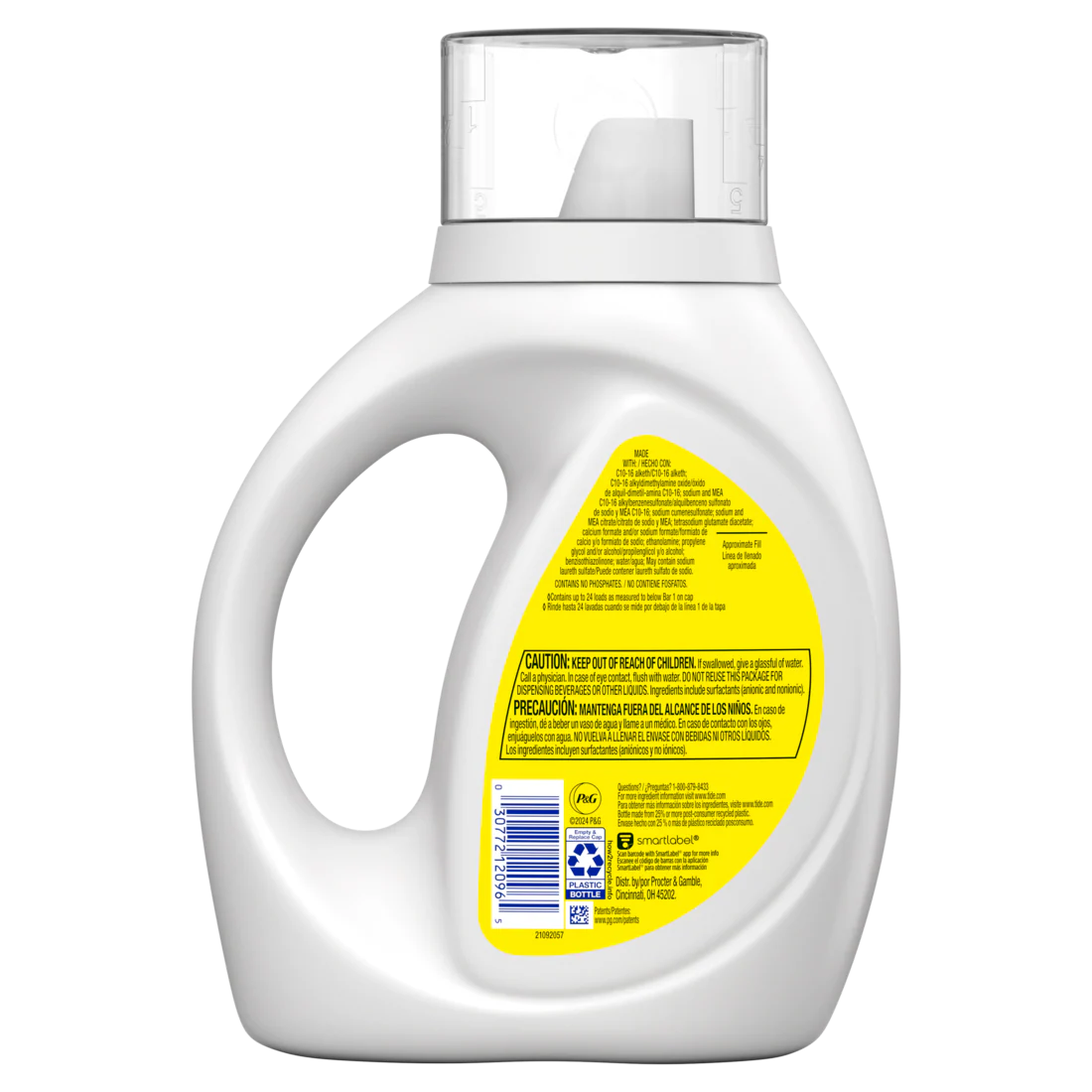 Tide Simply Liquid Laundry Detergent Free & Sensitive Scent 24 Loads - 32oz/6pk - Image 2