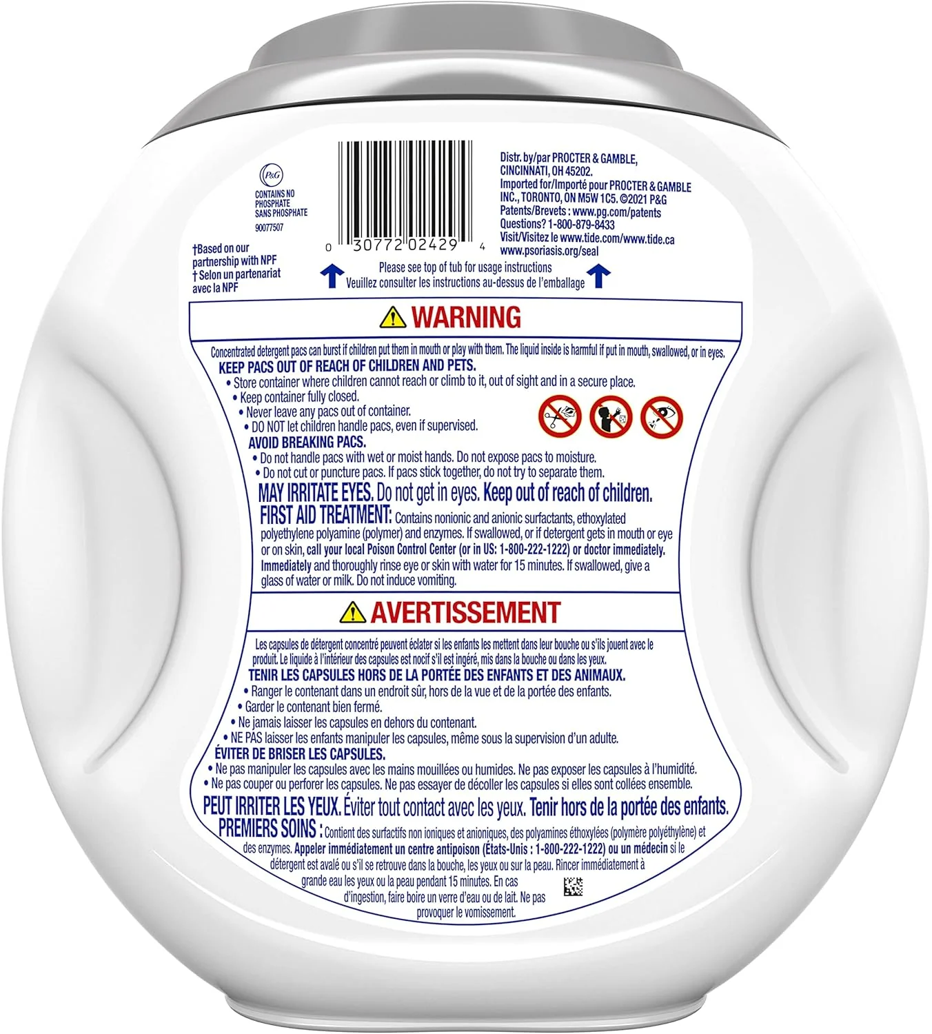 Tide Hygienic Clean Free Power PODS Laundry Detergent Unscented - 25ct/4pk - Image 2