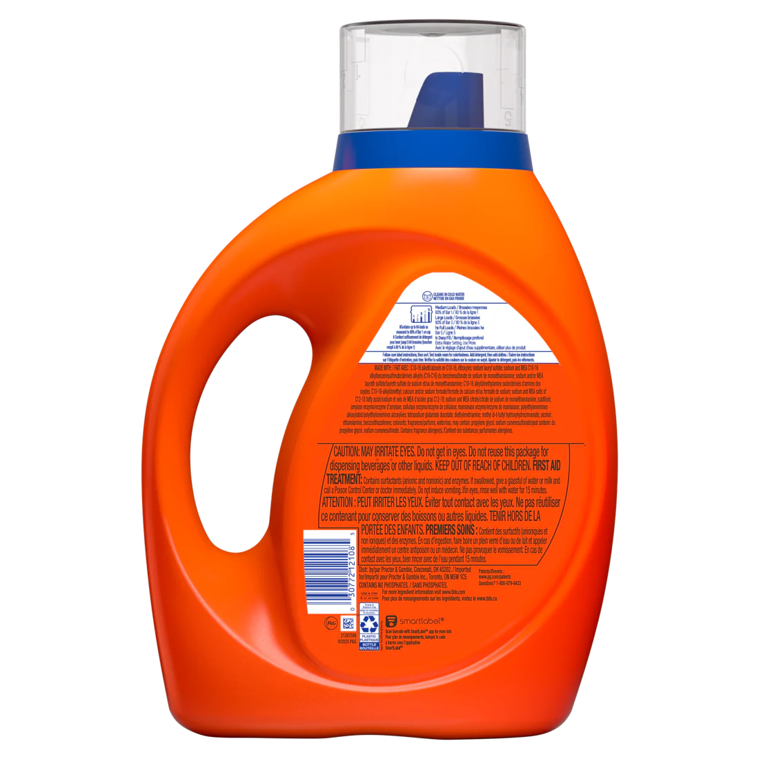 Tide Liquid Laundry Detergent Original Scent 64 Loads Boosted Clean Even In Cold Water Laundry Soap Concentrated Liquid Detergent - 80oz/4pk - Image 2