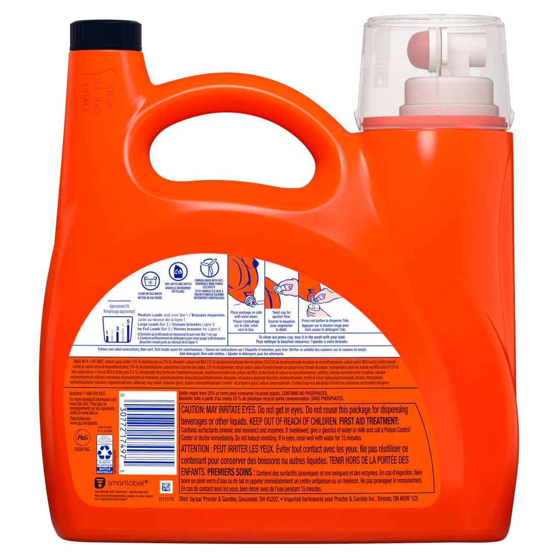 Tide Plus Boost Of Ultra Downy Liquid Laundry Detergent April Fresh Scent 65 Loads Laundry Detergent Liquid With Long-Lasting Freshness - 92oz/4pk - Image 2