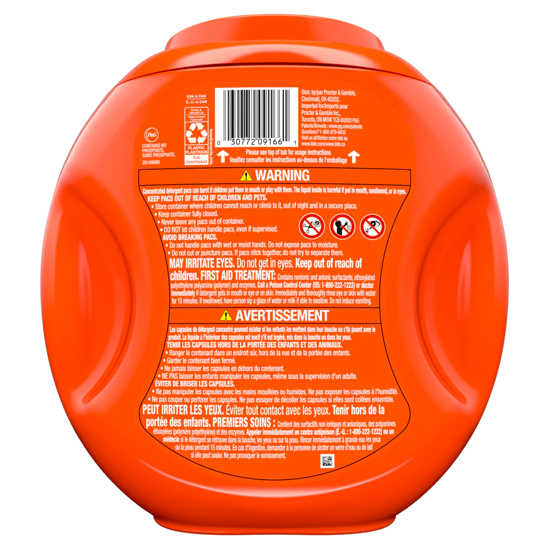 Tide Pods Laundry Detergent Pacs 3-in-1 Stain Remover Odor Fighter Color Protector HE Compatible Spring Meadow Scent - 76ct/4pk - Image 2