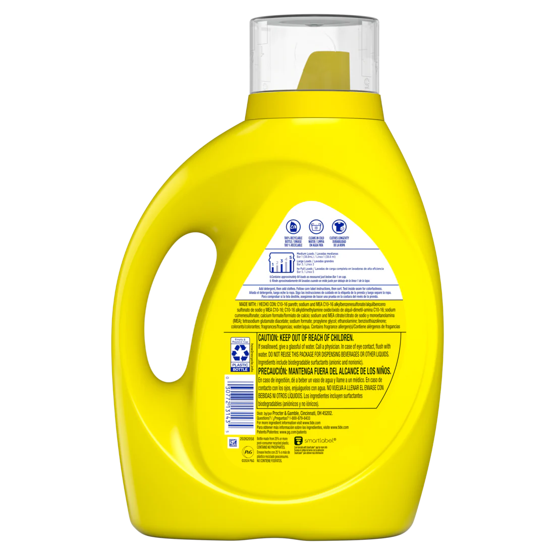 Tide Simply All-In-One Liquid Laundry Detergent Refreshing Breeze Scent 64 Loads - 84oz/4pk - Image 2