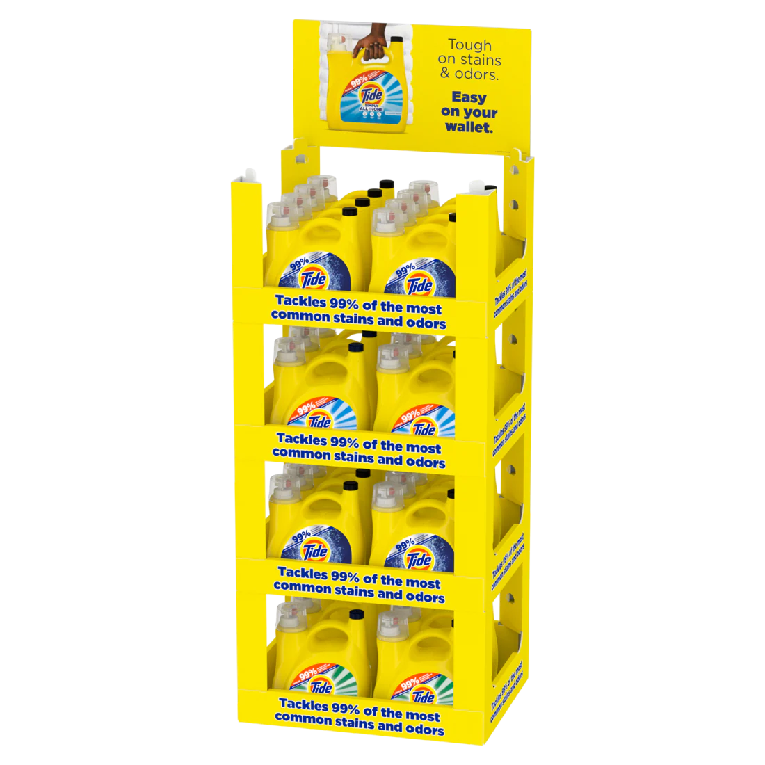 Tide Simply Detergent Display Mix ( Oxi Boost 105oz/16ct , Refreshing Breeze 117oz/6ct , Daybreak Fresh 117oz/6ct ) - 28pk