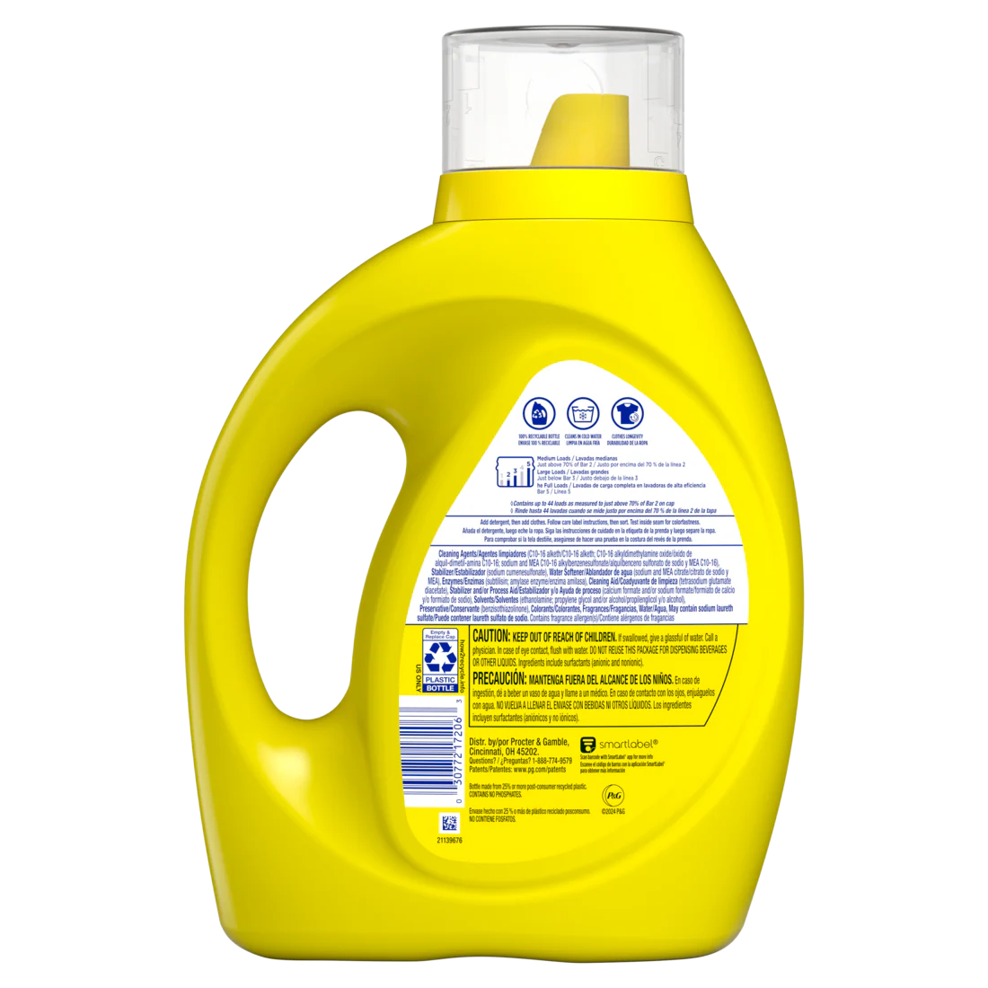 Tide Simply Oxi Boost + Ultra Stain Release 44 Loads Tough On Stains Whitens Brightens Refreshing Breeze Scent - 63oz/4pk - Image 2