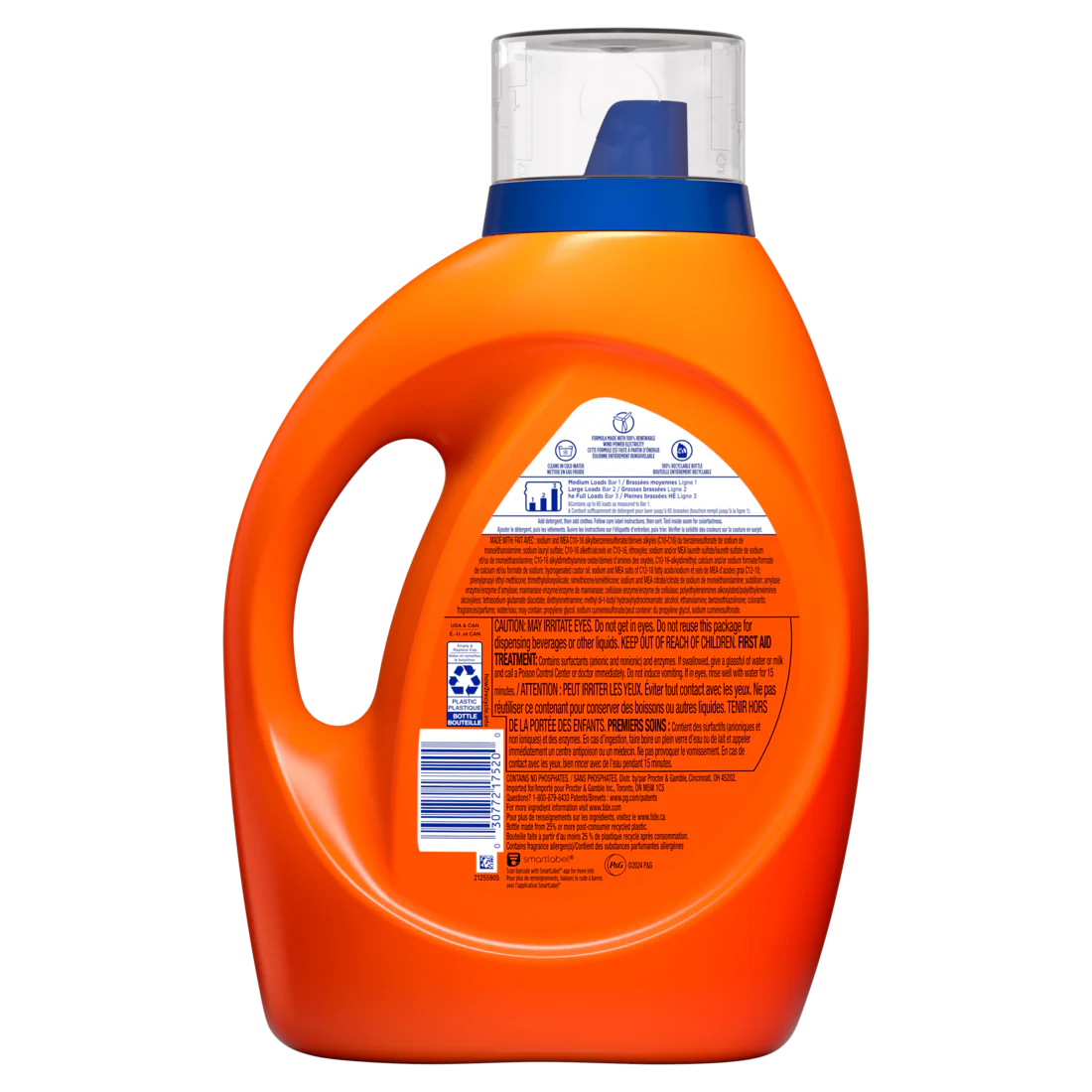 Tide Ultra Oxi Boost Liquid Laundry Detergent 65 Loads Advanced Stain Remover Laundry Detergent Liquid With Extra Oxi Power - 92oz/4pk - Image 2