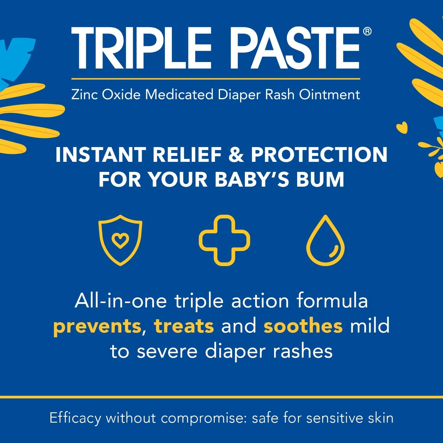 Triple Paste Medicated Ointment for Diaper Rash - 8.0oz/6pk - Image 2