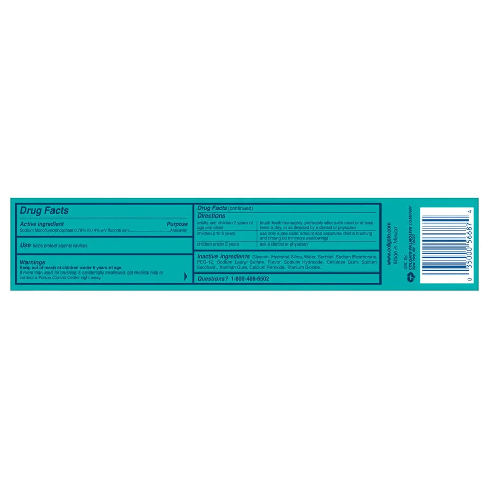 Ultra Brite Baking Soda & Peroxide Whitening Toothpaste Cool Mint - 6oz/24pk - Image 2