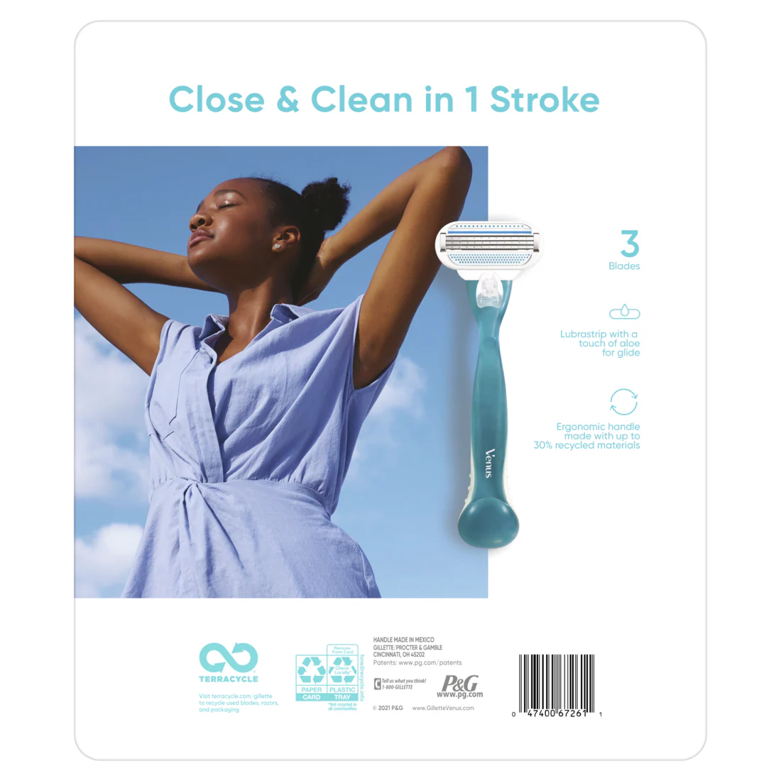 Venus Smooth Womens Razor 3-Blades 1 Handle + 16 Razor Blade Refills - (1+16)ct/18pk - Image 2