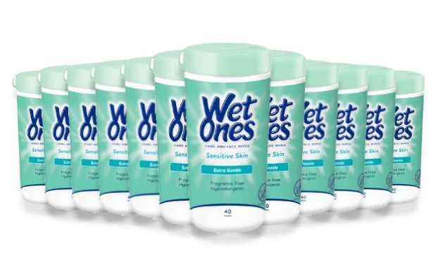 Wet Ones Sensitive Skin - 40ct/12pk