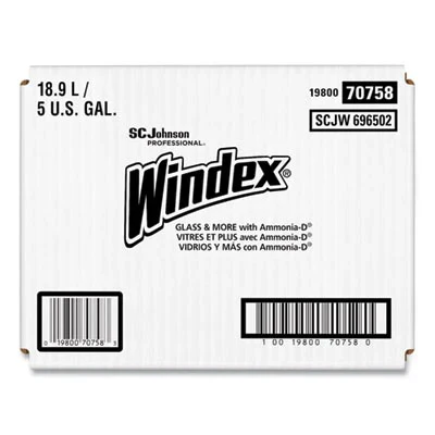 Windex Glass Cleaner with Ammonia-D Bag-in-Box Dispenser - 5gal/1pk - Image 2