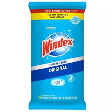 Windex Original Glass Clean Wipes NEW! - 38ct/12pk