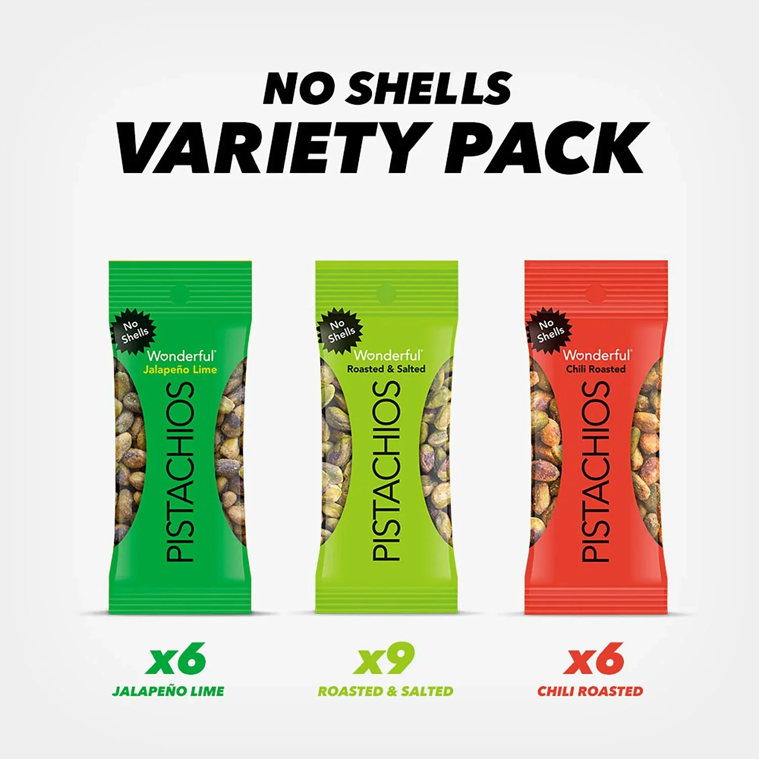 Wonderful Pistachios Variety Pack - 0.75oz/21pk - Image 2