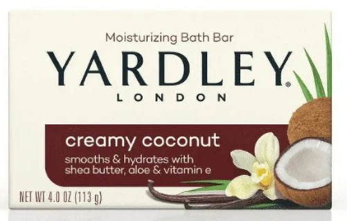 Yardley Creamy coconut Bar Soap - 4oz/24pcs
