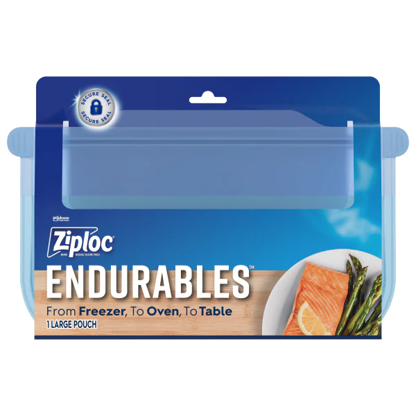 Ziploc Endurables Large Pouch Half Gallon (64oz) - 1ct/7pk